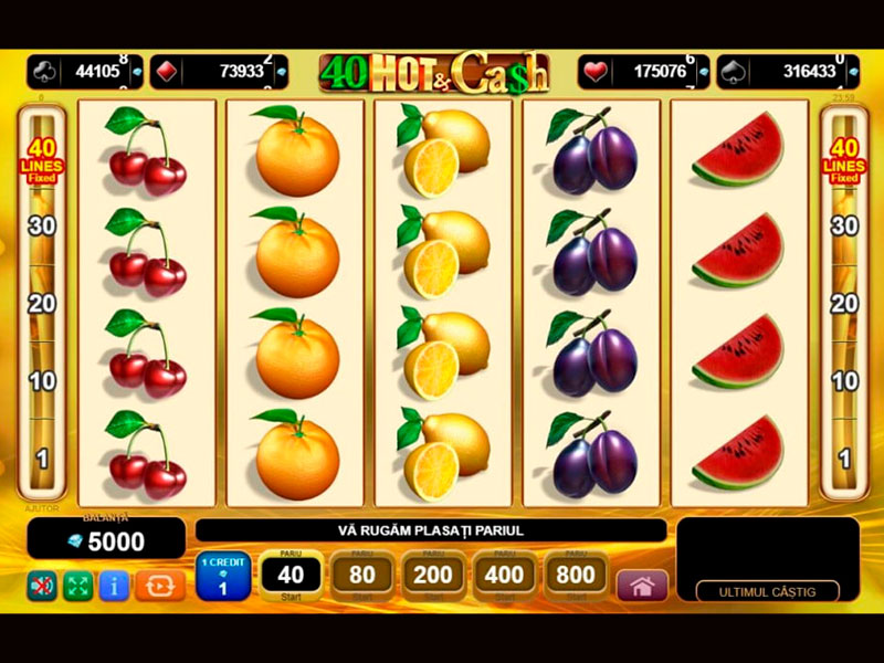 40 Hot and Cash capture d'écran de jeu 1 petit