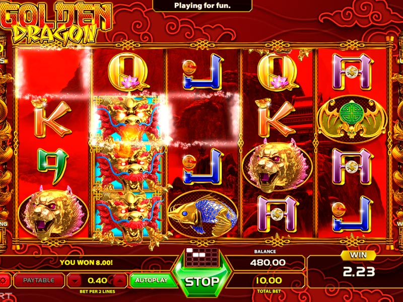 Golden Dragon capture d'écran de jeu 1 petit