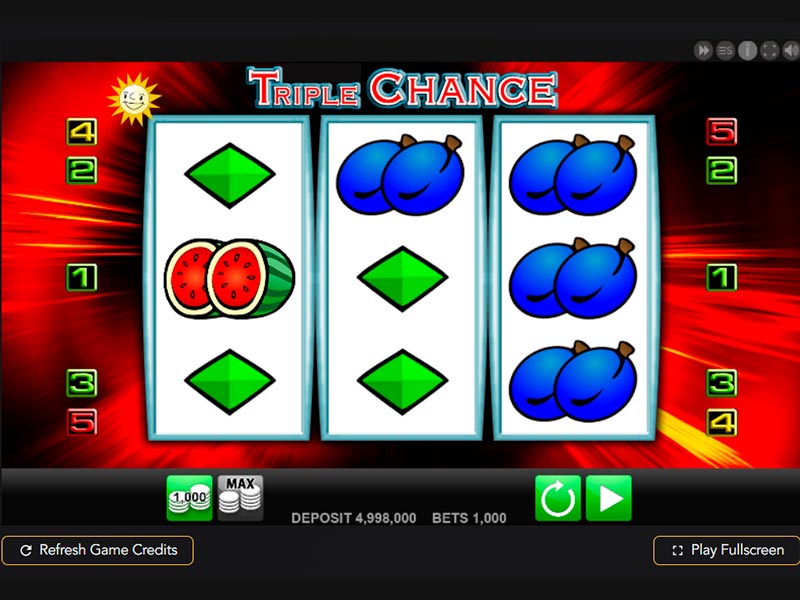 Triple Chance capture d'écran de jeu 1 petit