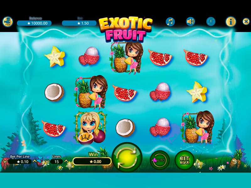 Exotic Fruit capture d'écran de jeu 1 petit