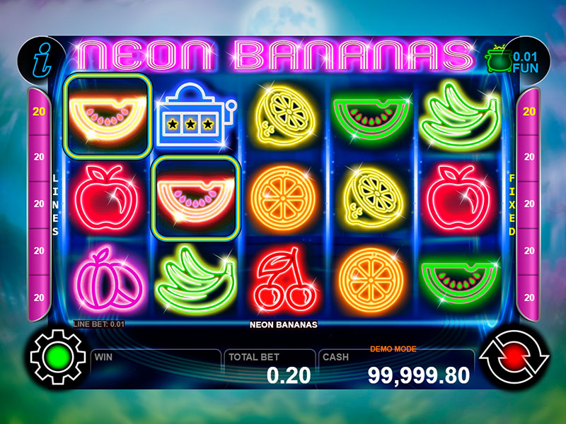 Bananes néon capture d'écran de jeu 2 petit