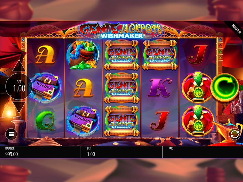 Genie Jackpots Wishmaker capture d'écran de jeu 2 petit