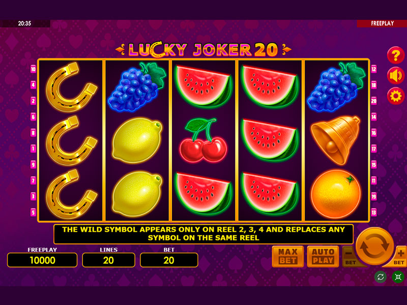 Lucky Joker 20 capture d'écran de jeu 3 petit