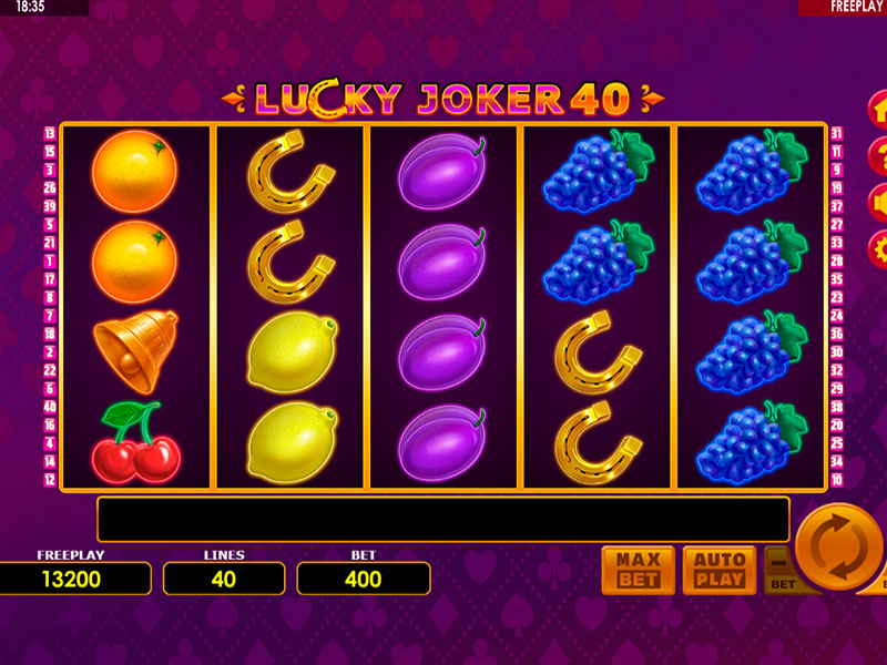 Lucky Joker 40 capture d'écran de jeu 3 petit