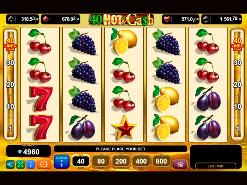 40 Hot and Cash capture d'écran de jeu 3 petit