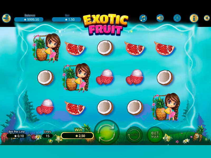 Exotic Fruit capture d'écran de jeu 3 petit