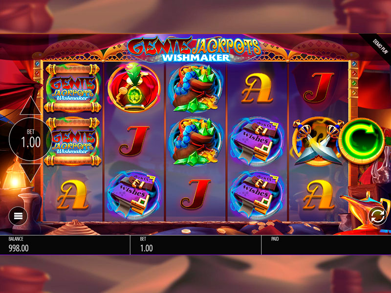 Genie Jackpots Wishmaker capture d'écran de jeu 3 petit