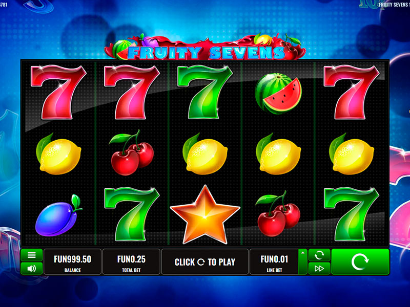 Fruity Sevens (Platipus) capture d'écran de jeu 3 petit