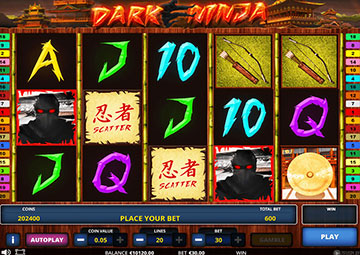 Ninja noir capture d'écran de jeu 1 petit