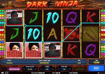 Ninja noir capture d'écran de jeu 2 petit