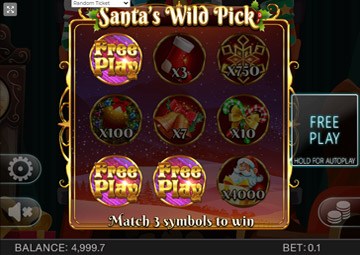 Santa's Wild Pick capture d'écran de jeu 1 petit