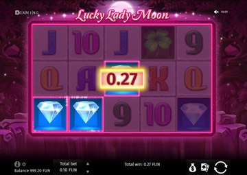 Lucky Lady Moon capture d'écran de jeu 2 petit