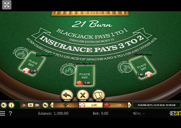 21 Burn Blackjack (Betsoft) capture d'écran de jeu 2 petit