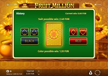 Fruit Million capture d'écran de jeu 2 petit