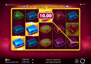 Quatre diamants chanceux capture d'écran de jeu 2 petit