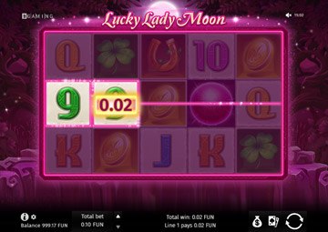 Lucky Lady Moon capture d'écran de jeu 3 petit