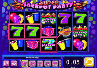 Société super jackpot capture d'écran de jeu 1 petit