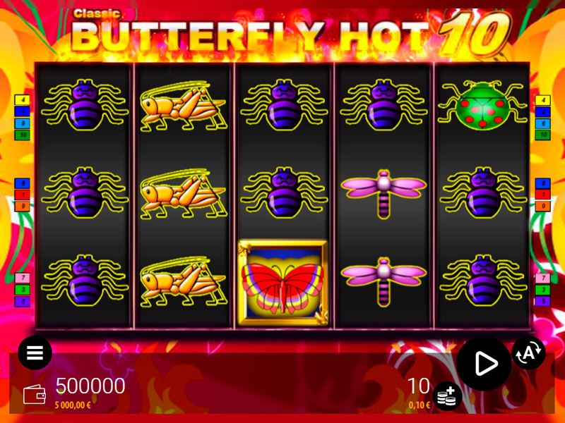 Butterfly Hot 10 capture d'écran de jeu 3 petit