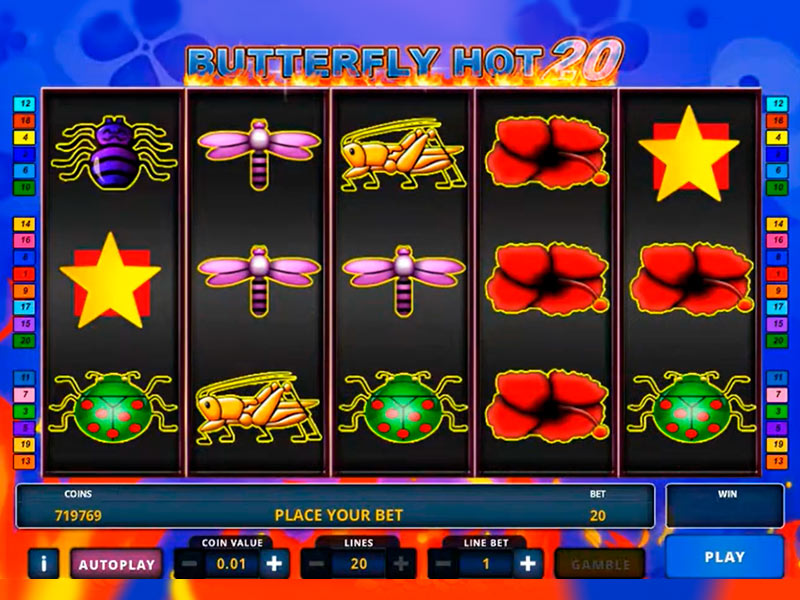 Butterfly Hot 20 capture d'écran de jeu 3 petit