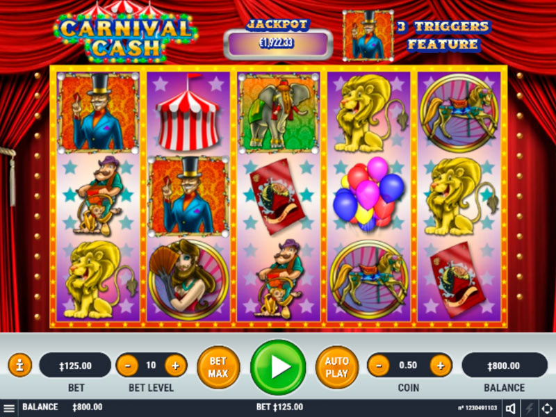 Carnival Cash capture d'écran de jeu 3 petit