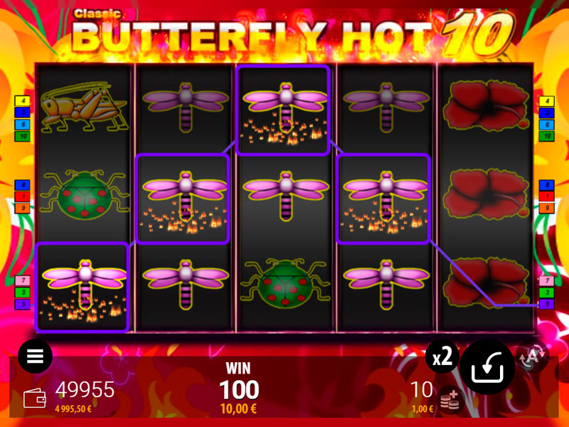 Butterfly Hot 10 capture d'écran de jeu 2 petit