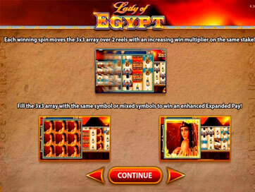 Dame d'Égypte capture d'écran de jeu 2 petit