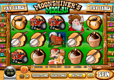 Moolah de Moonshiner capture d'écran de jeu 1 petit