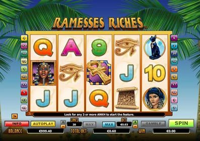 Riches Ramesses capture d'écran de jeu 3 petit