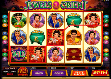 Jewels de l'Orient capture d'écran de jeu 1 petit