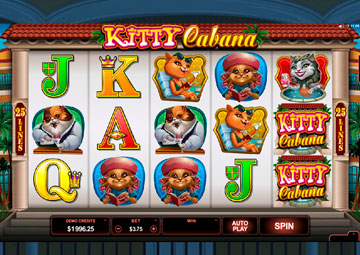 Cabana Kitty capture d'écran de jeu 1 petit