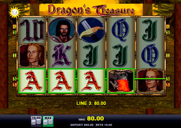 Trésor du dragon capture d'écran de jeu 3 petit