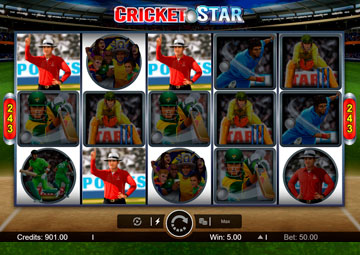 Étoile de cricket capture d'écran de jeu 3 petit