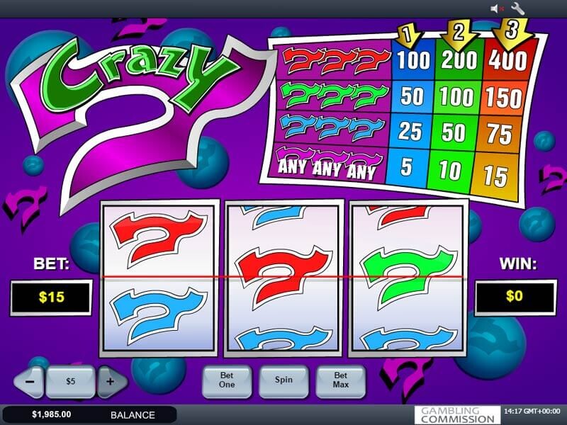 Crazy 7 Slot Review