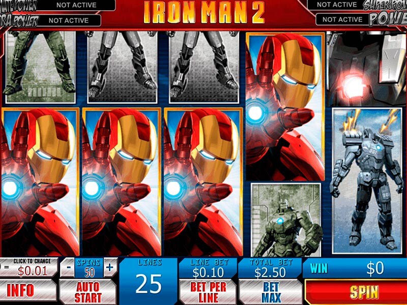 Iron Man 2 machine a sous gratuit en ligne
