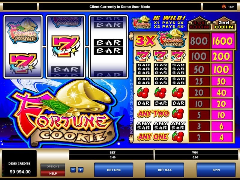 Jeu de machines à sous Fortune Cookie en ligne