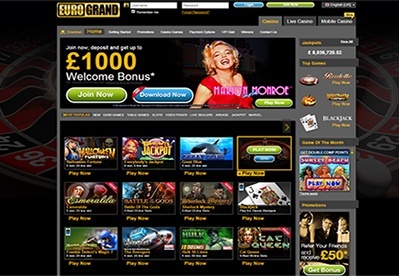 Eurogrand Casino gameplay screenshot 1 small