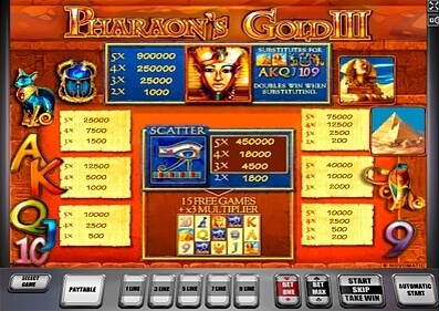 Pharaons Gold III gameplay screenshot 2 small