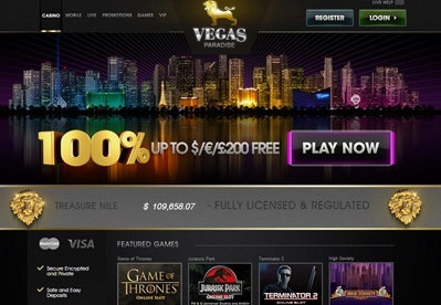 Vegas Paradise Casino gameplay screenshot 1 small