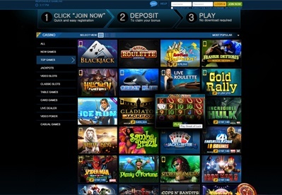 Gala Casino gameplay screenshot 2 small