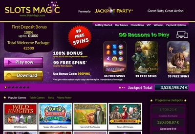 SlotsMagic Casino gameplay screenshot 1 small
