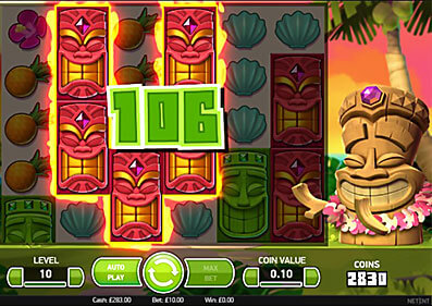 Aloha! Cluster Pays gameplay screenshot 1 small