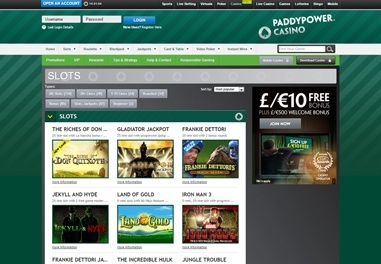 Paddy Power Casino gameplay screenshot 2 small