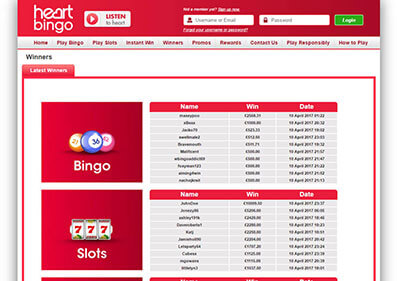 Heart Bingo Casino gameplay screenshot 3 small