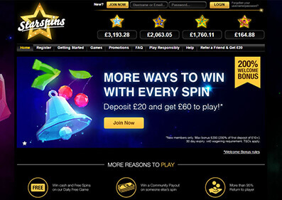 Starspins Casino gameplay screenshot 1 small