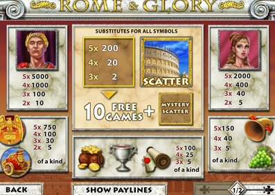Rome and Glory gameplay screenshot 2 small