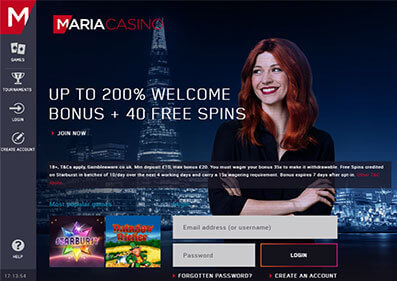 Maria Casino gameplay screenshot 1 small