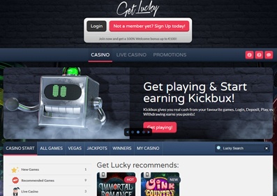 Get Lucky Casino gameplay screenshot 1 small