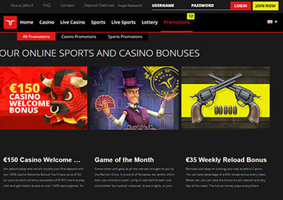 Jetbull Casino gameplay screenshot 1 small