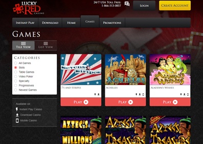 Lucky Red Casino gameplay screenshot 2 small