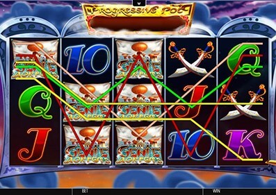 Genie Jackpots gameplay screenshot 1 small